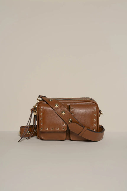 Kailani leather studded large camera bag 2025