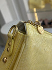 MINI CHARLY PYTHON VERNIS JAUNE BEURRE