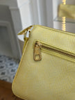 MINI CHARLY PYTHON VERNIS JAUNE BEURRE
